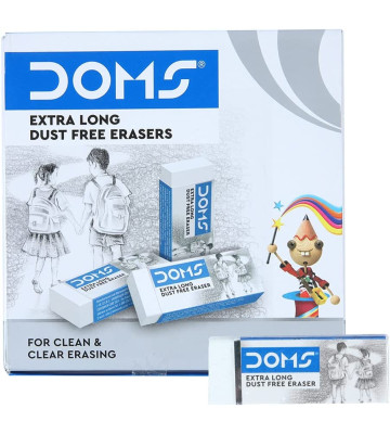 Doms Extra Long Dust Free Erasers